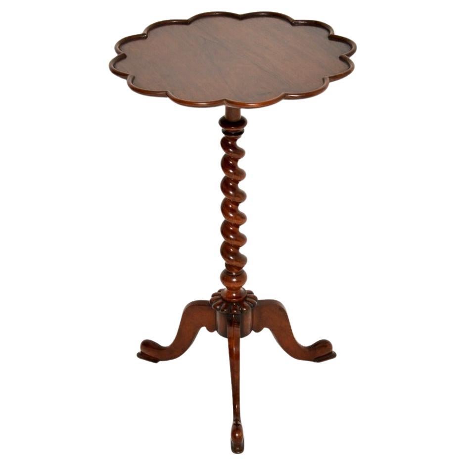 Table d
appoint ancienne William IV Barley Twist en vente