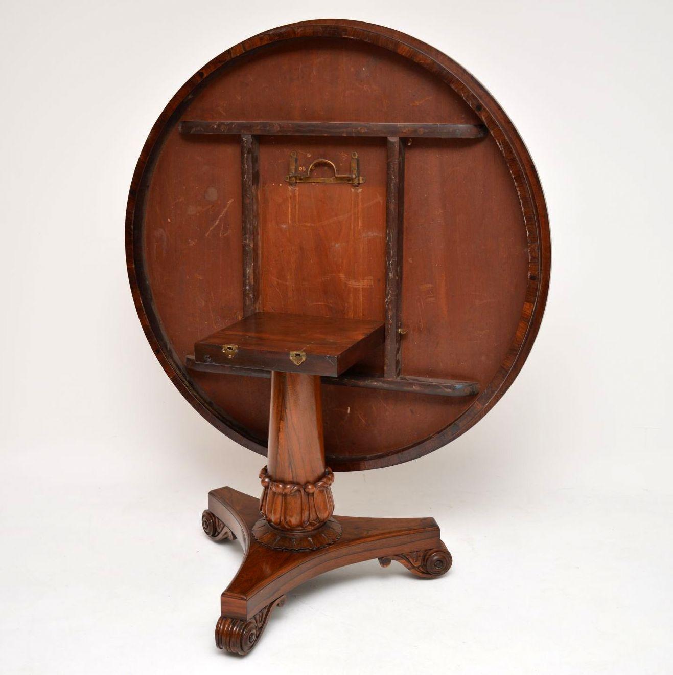 Antique William IV Circular Dining Table 1