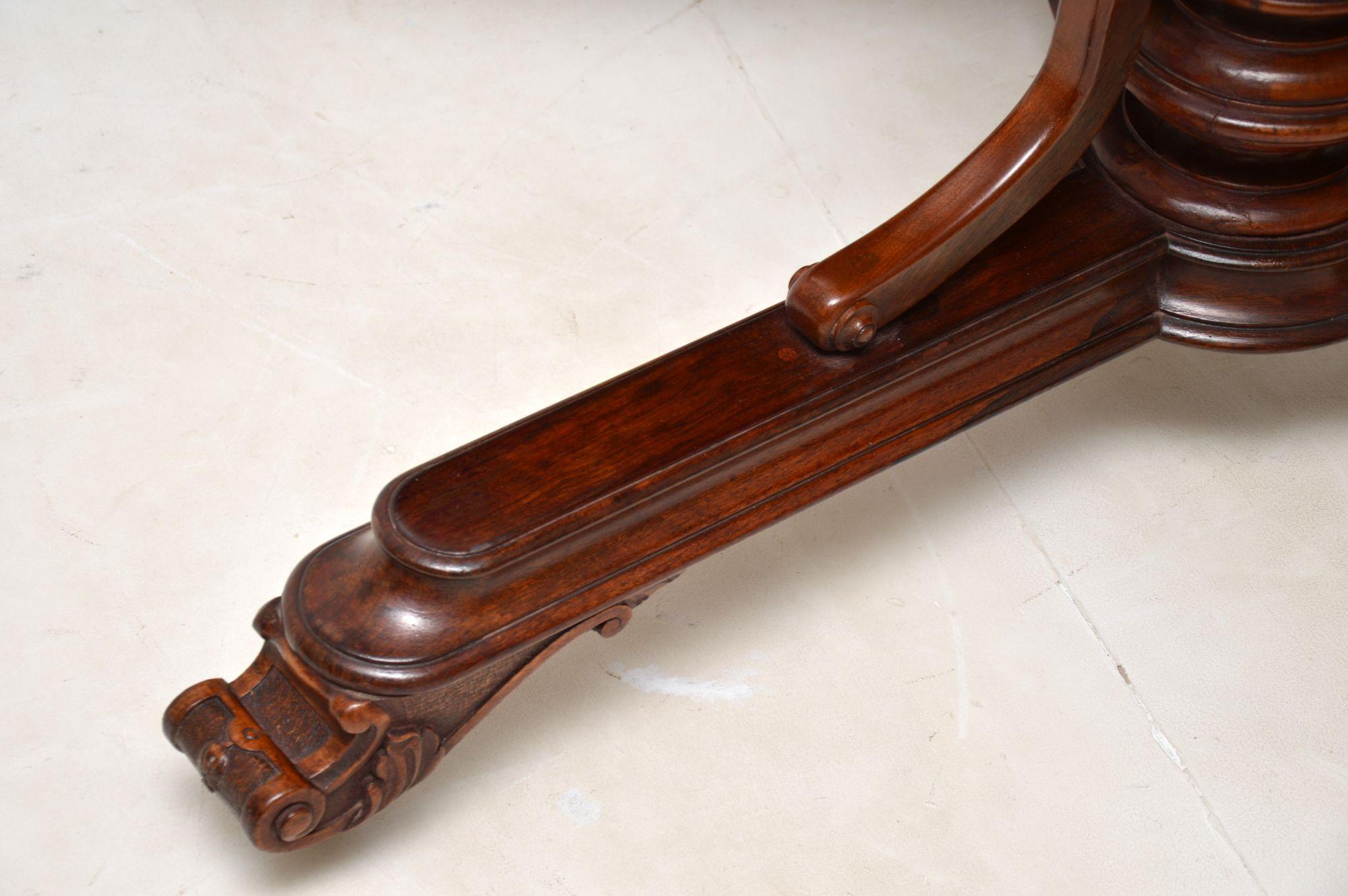 Antique William iv Circular Tilt Top Dining Table 6