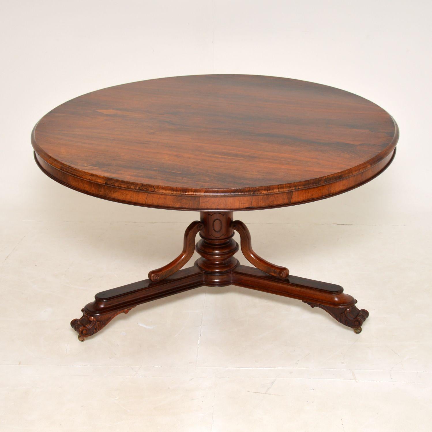William IV Antique William iv Circular Tilt Top Dining Table