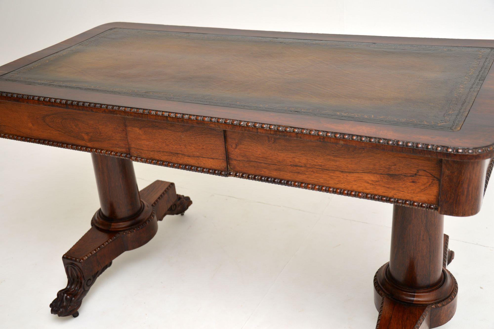 Antique William IV Desk / Writing Table 9