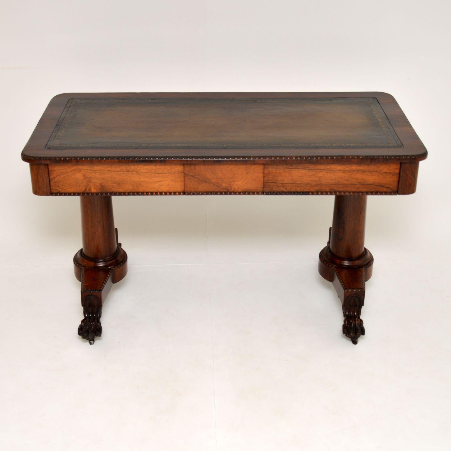 English Antique William IV Desk / Writing Table