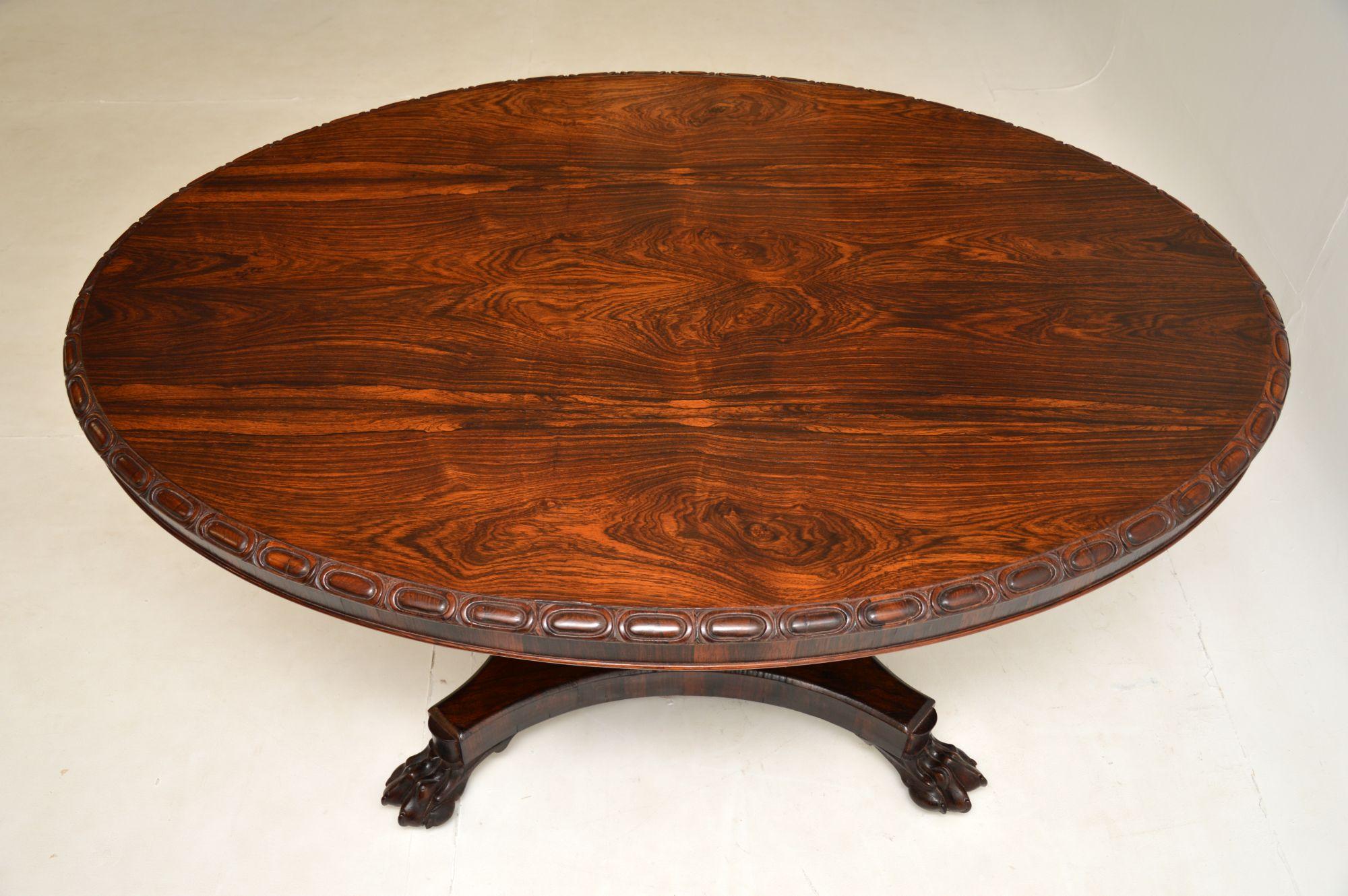 Milieu du XIXe siècle Table de salle à manger ancienne William IV en vente