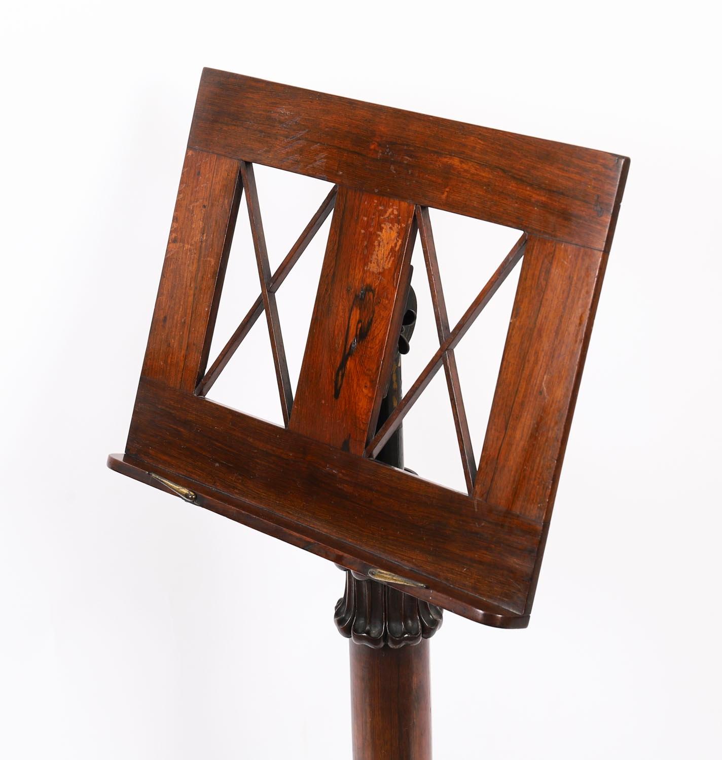 Ancien pupitre à musique tripode de William IV Gonçalo Alves c.1830 19ème siècle en vente 6