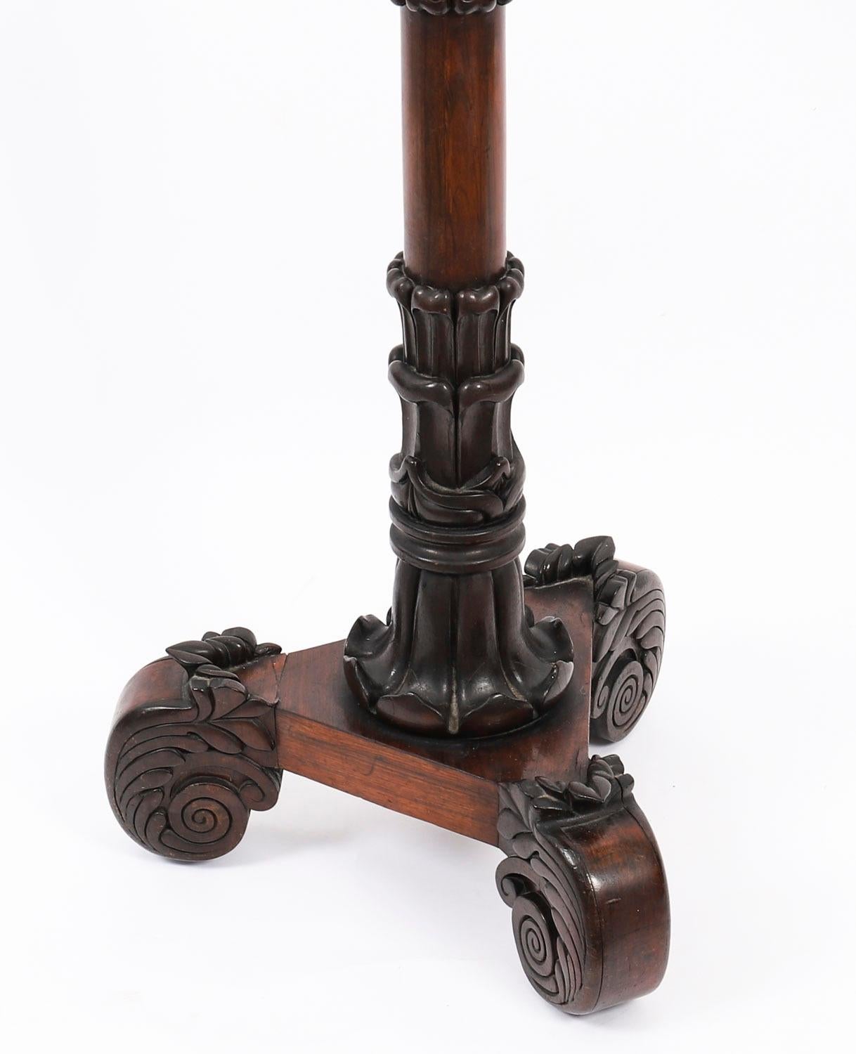 Ancien pupitre à musique tripode de William IV Gonçalo Alves c.1830 19ème siècle en vente 7