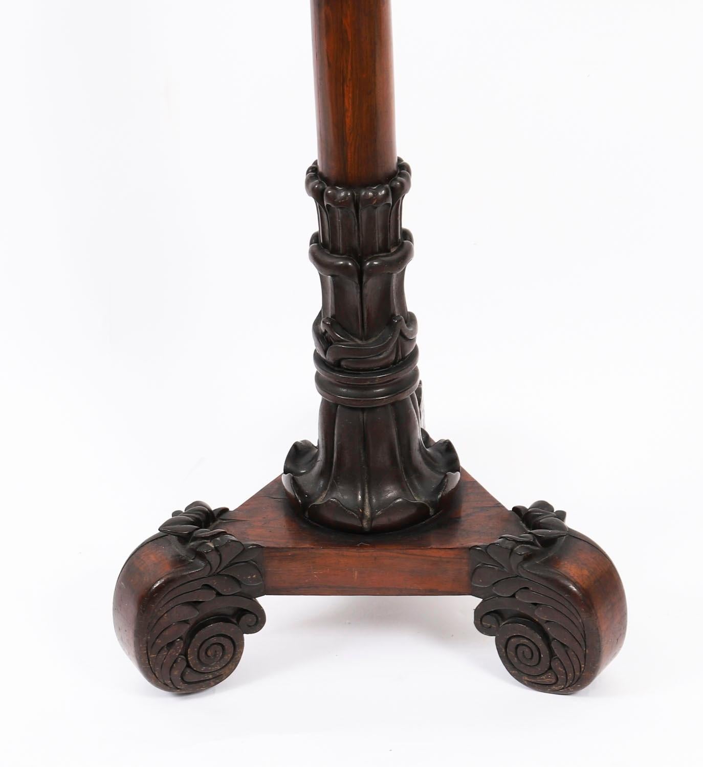 Ancien pupitre à musique tripode de William IV Gonçalo Alves c.1830 19ème siècle en vente 8