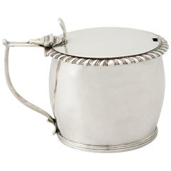 Antique William IV Irish Sterling Silver Mustard Pot, 1832