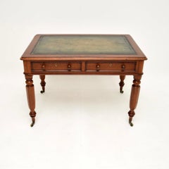 Antique William IV Leather Top Desk / Writing Table