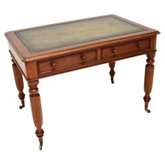 Antique William IV Leather Top Desk / Writing Table
