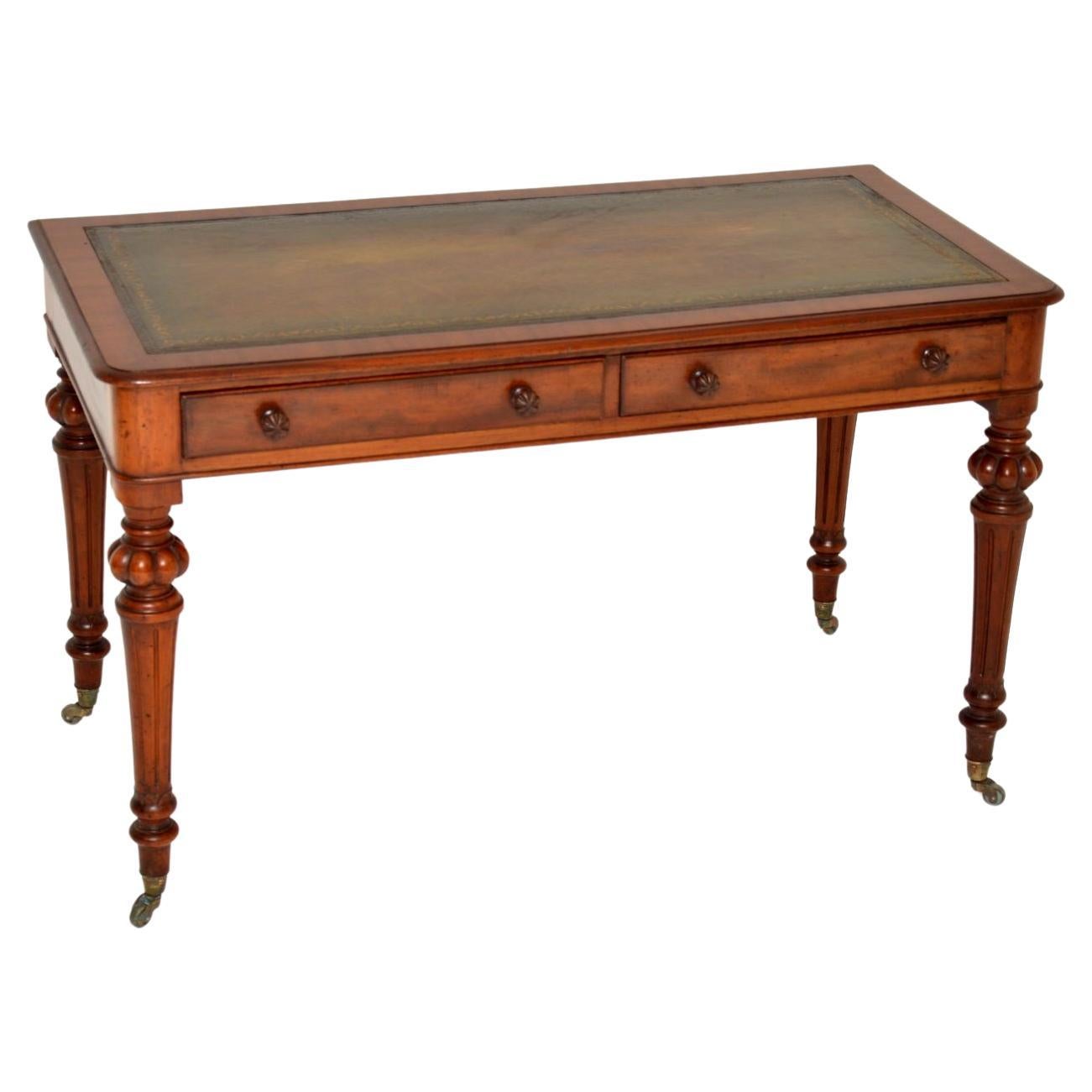 William IV Writing Desk or Table of Mahogany with Leather Top from ...