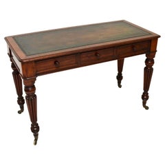 Antique William IV Leather Top Writing Table / Desk