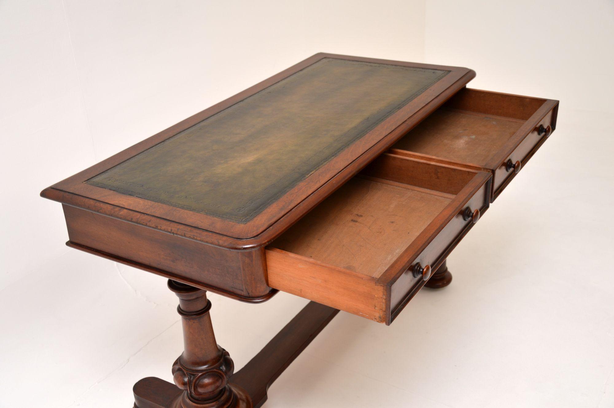Antique William IV Library Table / Desk 4