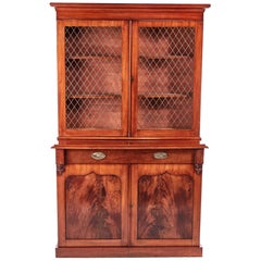 Antique William IV Mahogany Bookcase