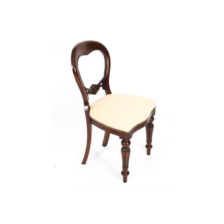 Antico tavolo da pranzo in mogano William IV del XIX secolo e 20 sedie da pranzo a palloncino in vendita 12