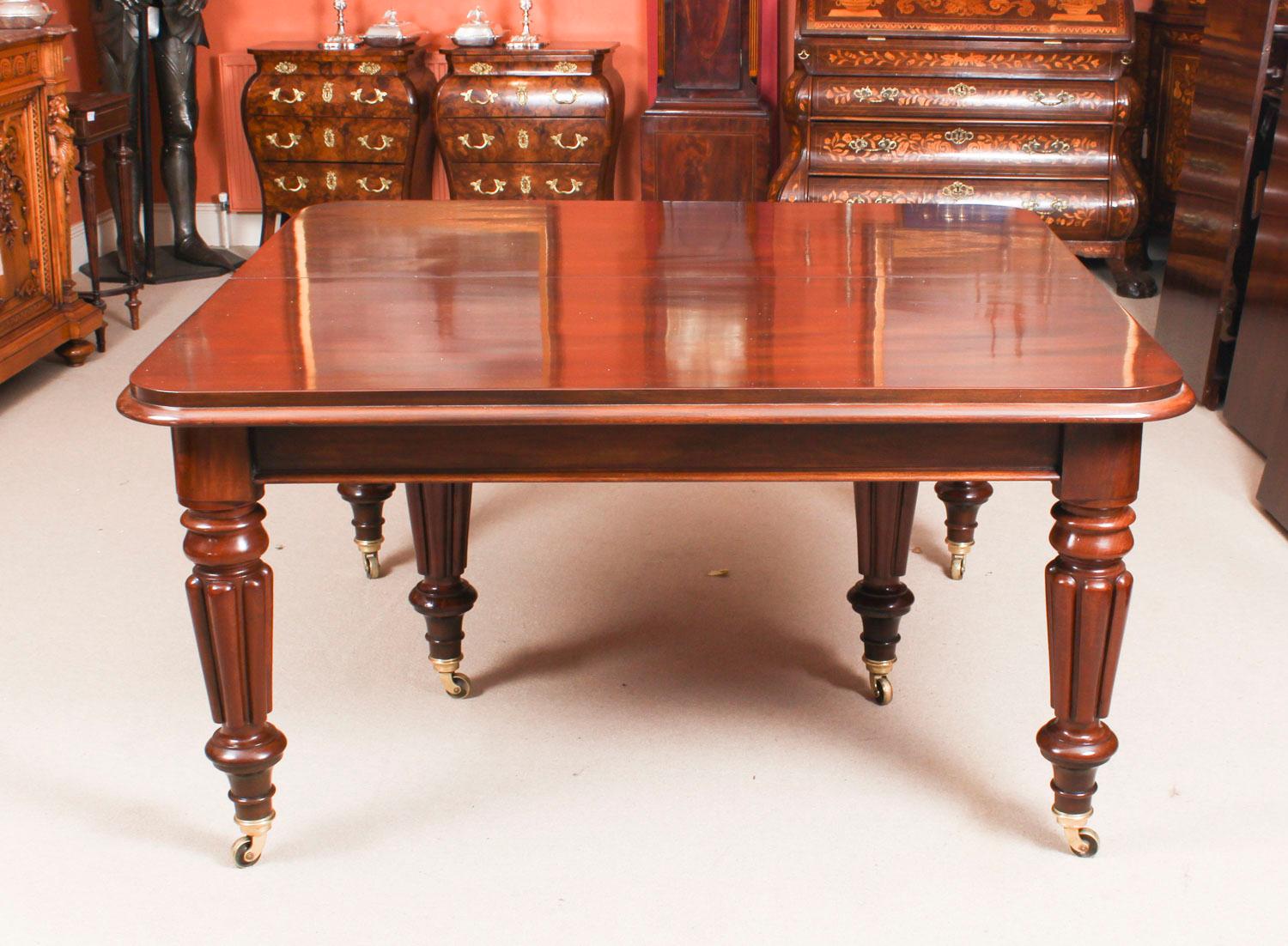 Antique William IV Mahogany Extending Dining Table, 19th Century 5