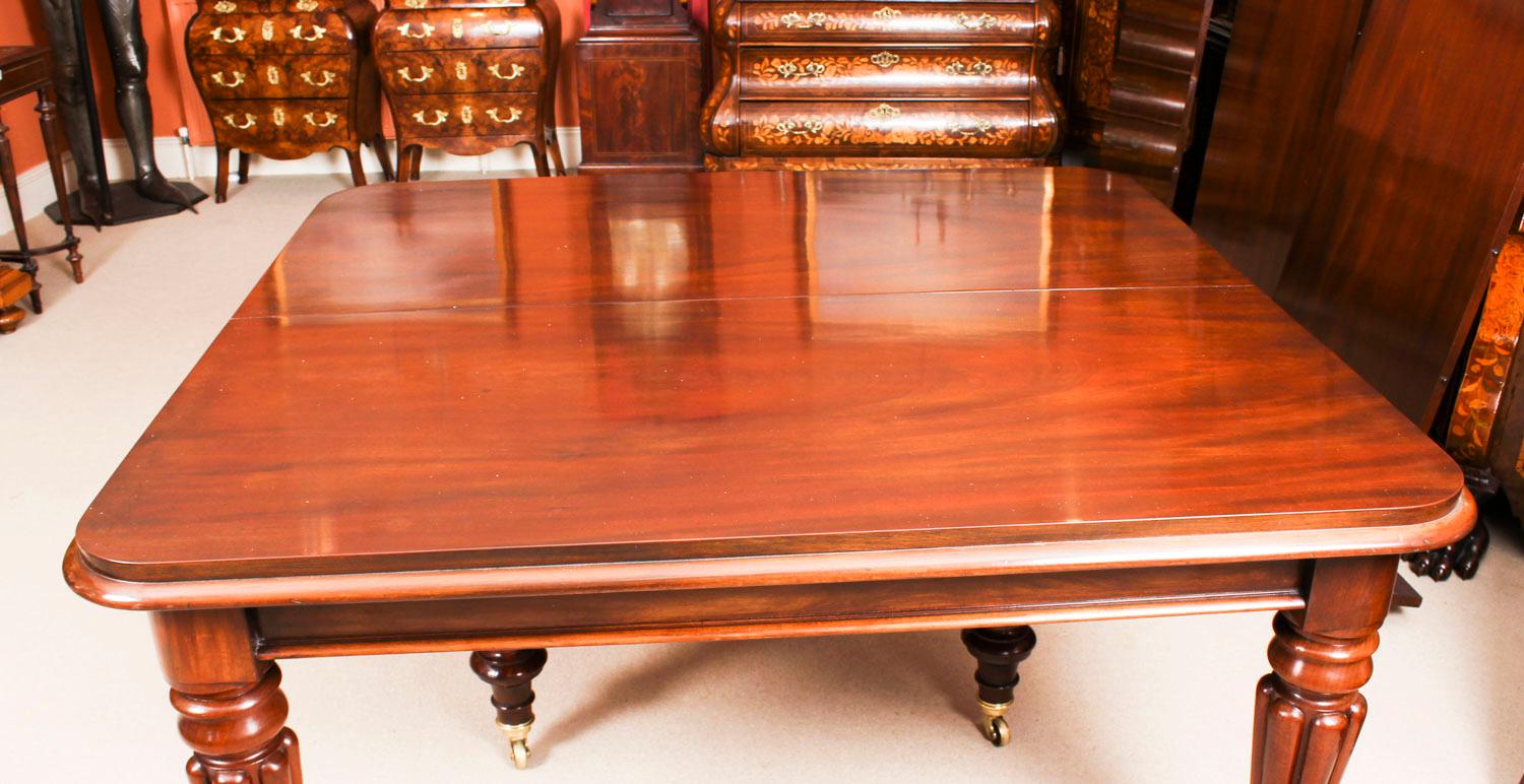 Antique William IV Mahogany Extending Dining Table, 19th Century 6