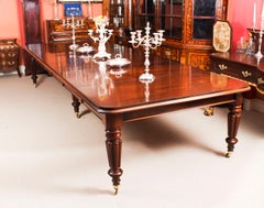 Antique William IV Mahogany Extending Dining Table, 19th Century