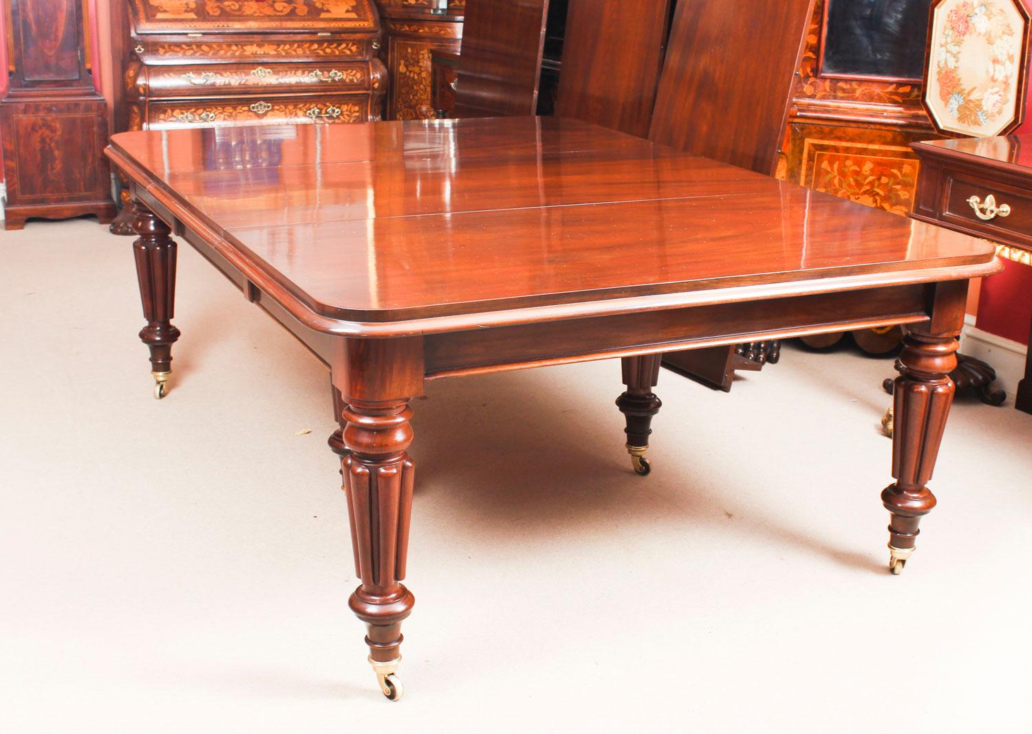 Antique William IV Mahogany Extending Dining Table, 19th Century 3