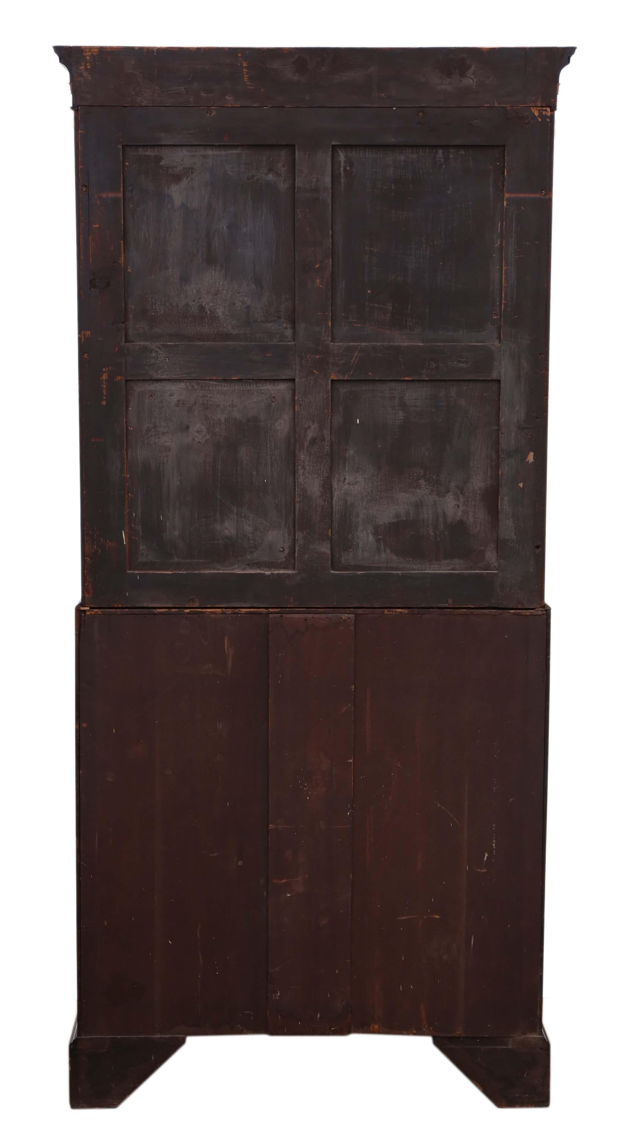 Antique William IV Mahogany Glazed Bureau Bookcase, circa 1835 For Sale 5