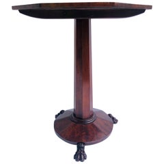 Antique William IV Mahogany Lamp or Side Table