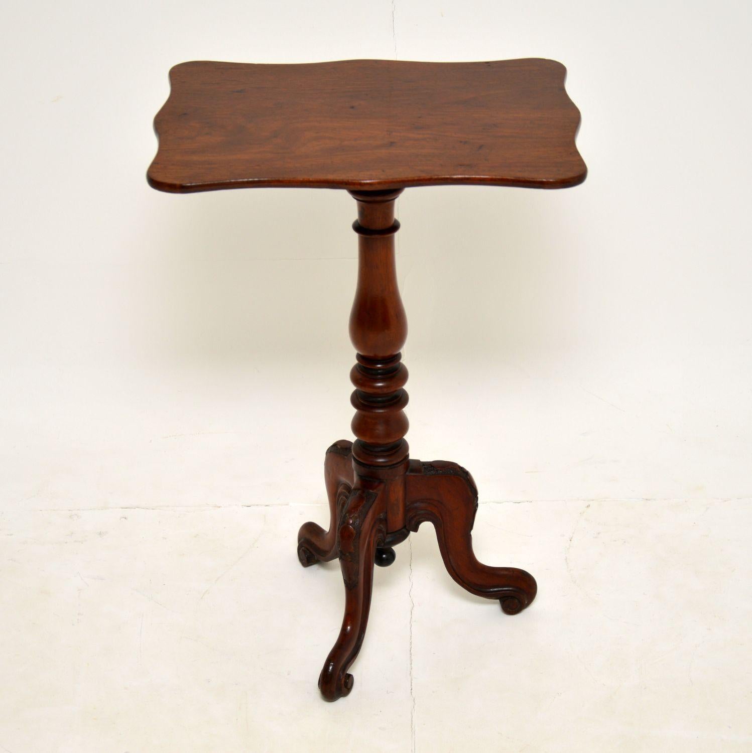 Antique William IV Mahogany Side Table In Good Condition In London, GB