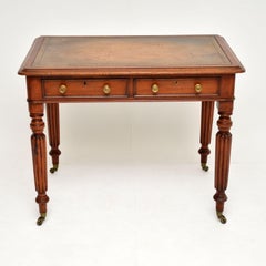 Antique William IV Mahogany Writing Table or Desk