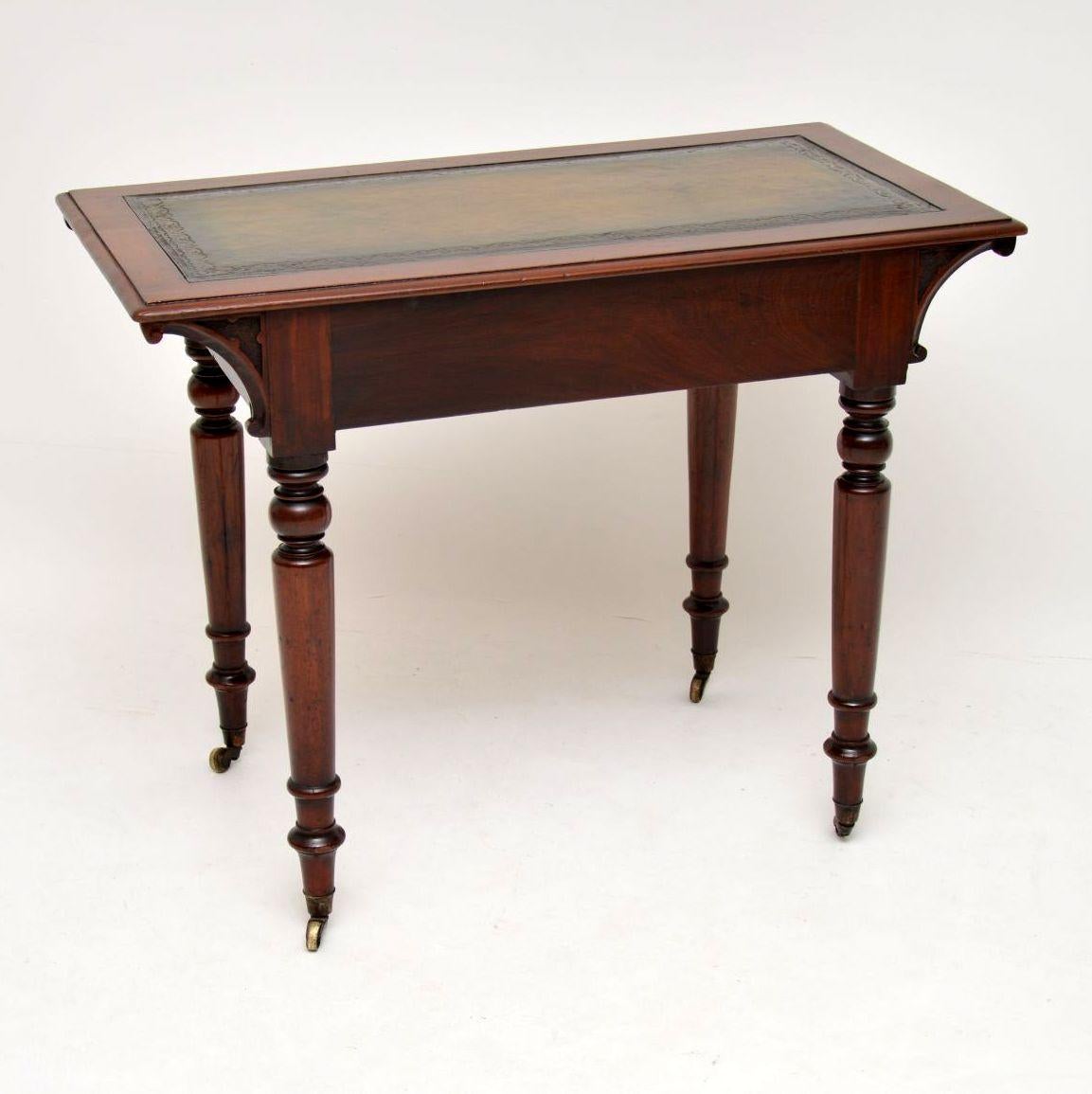 Antique William IV Mahogany Writing Table / Desk In Good Condition In London, GB