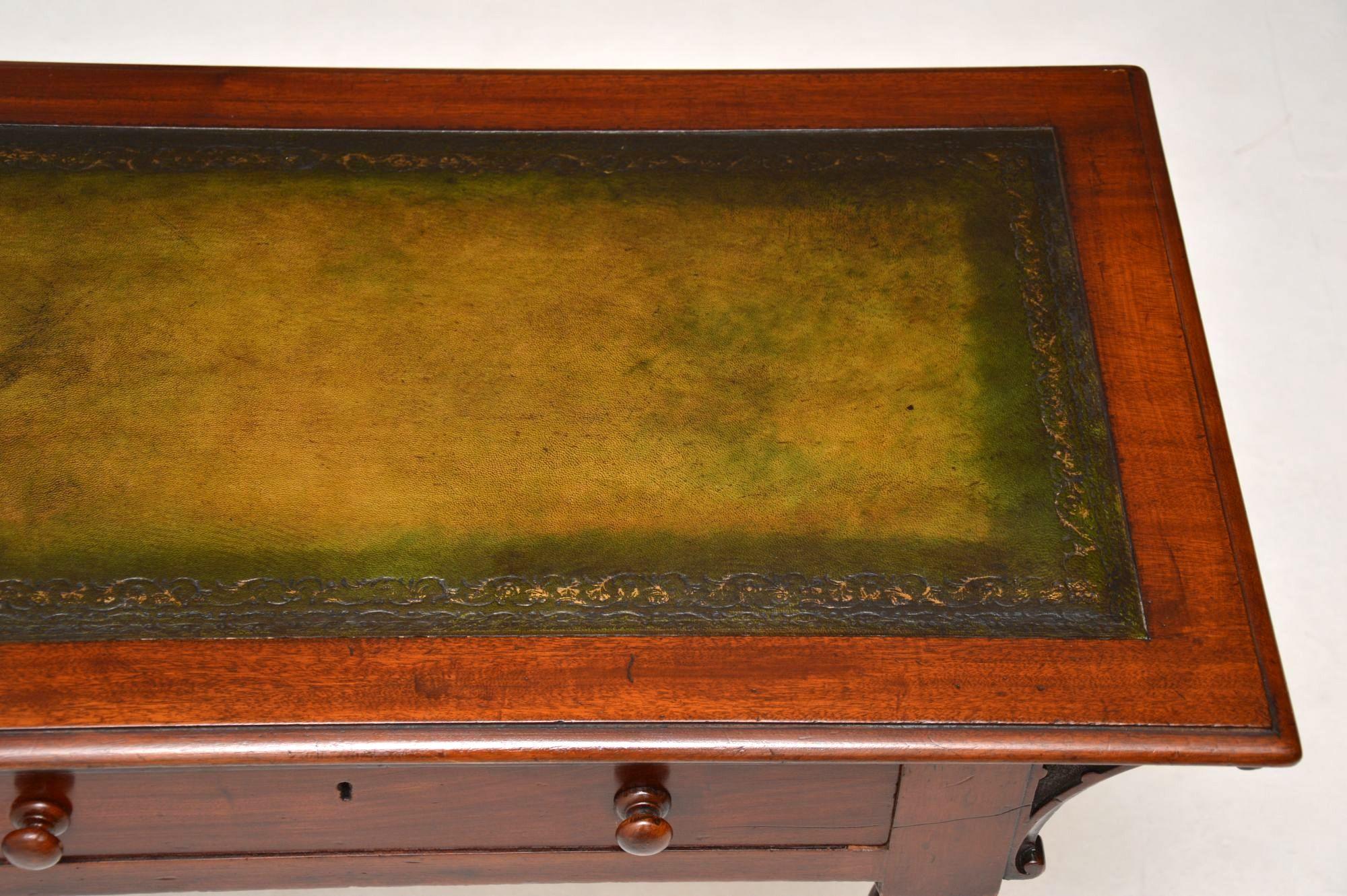 Antique William IV Mahogany Writing Table / Desk 1