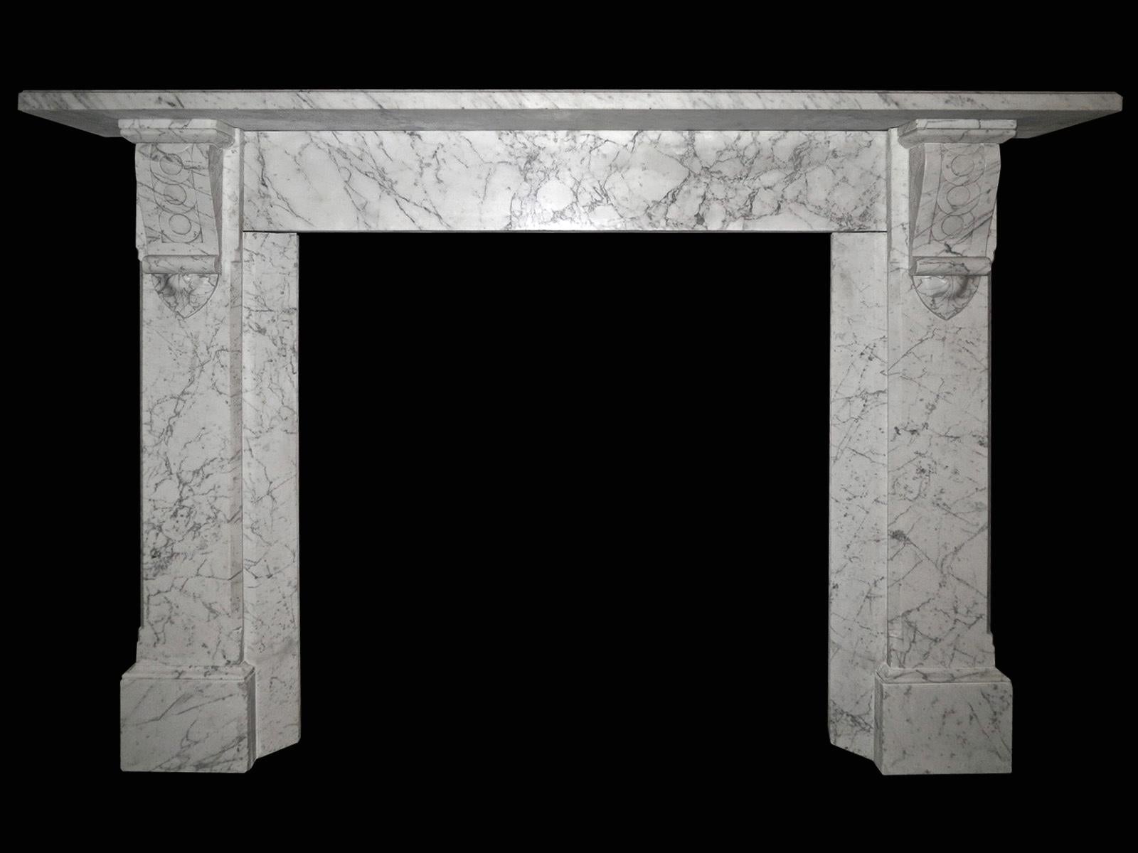 Cheminée ancienne en marbre William IV Bon état - En vente à London, GB