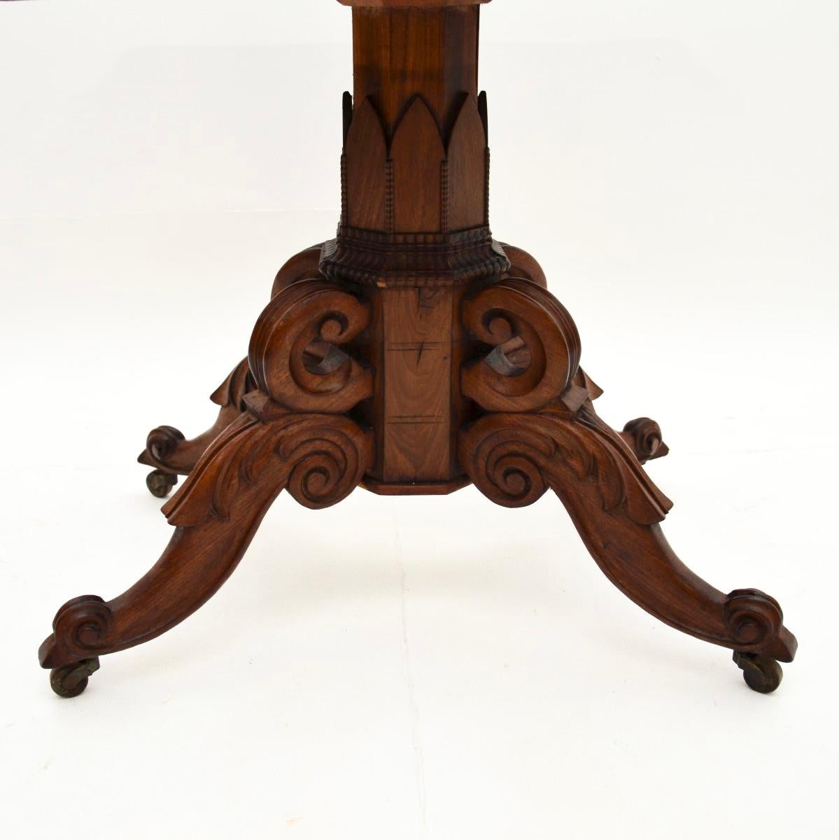 Mid-19th Century Antique William IV Occasional Side Table For Sale