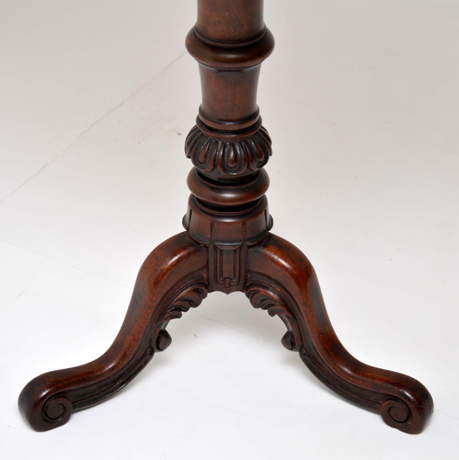 Wood Antique William IV Occasional Side Table For Sale