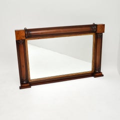 Antique William IV Over Mantle Mirror
