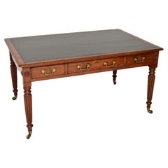 Antique William IV Partners Desk / Writing Table