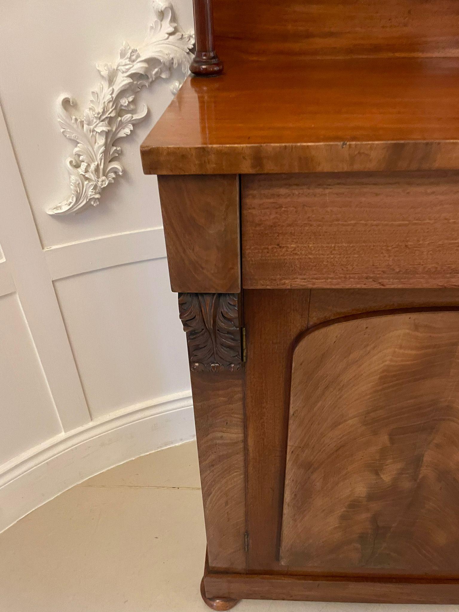 Antico Chiffoniere in mogano di qualità William IV in vendita 5