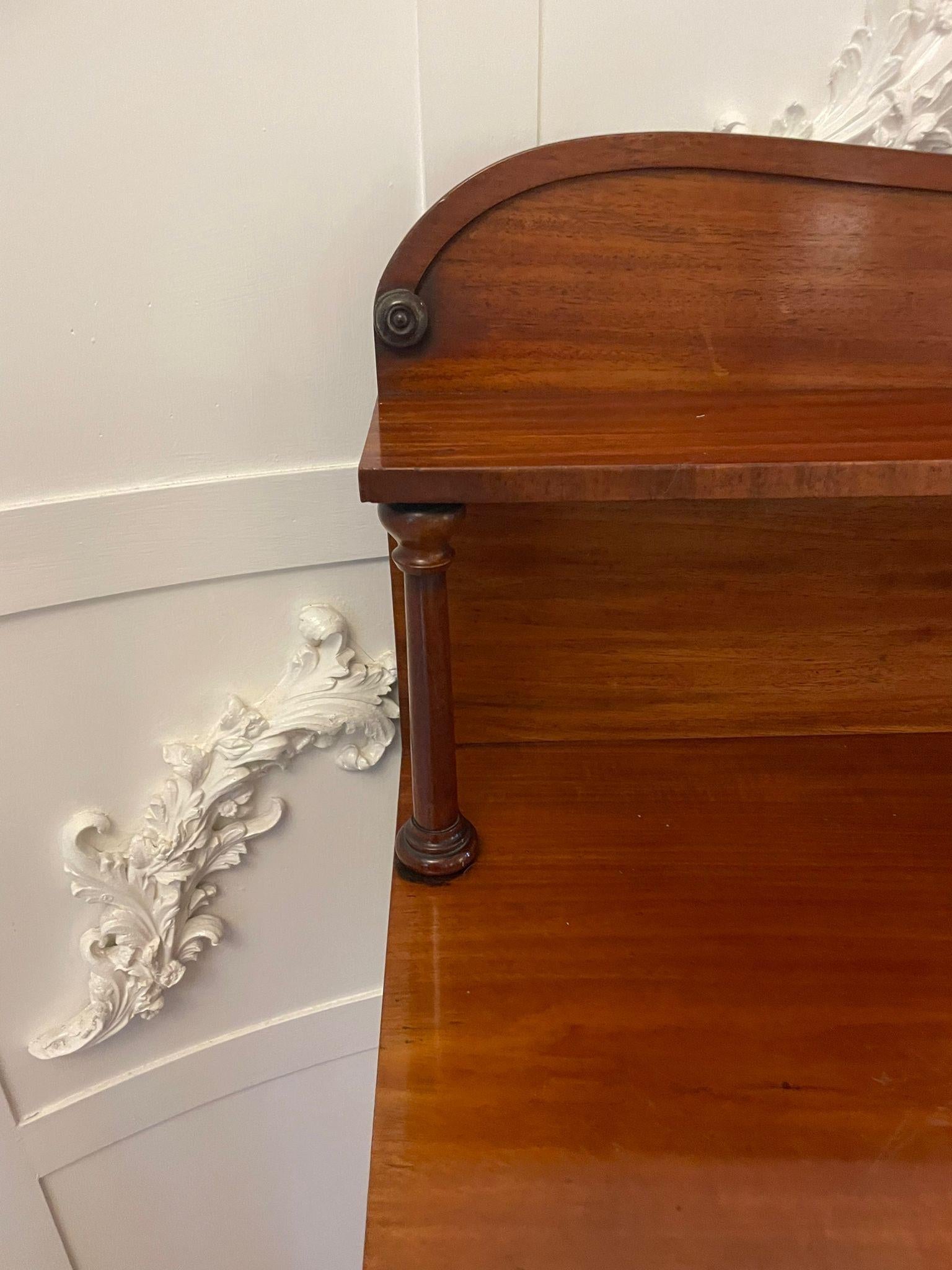 Antico Chiffoniere in mogano di qualità William IV in vendita 8