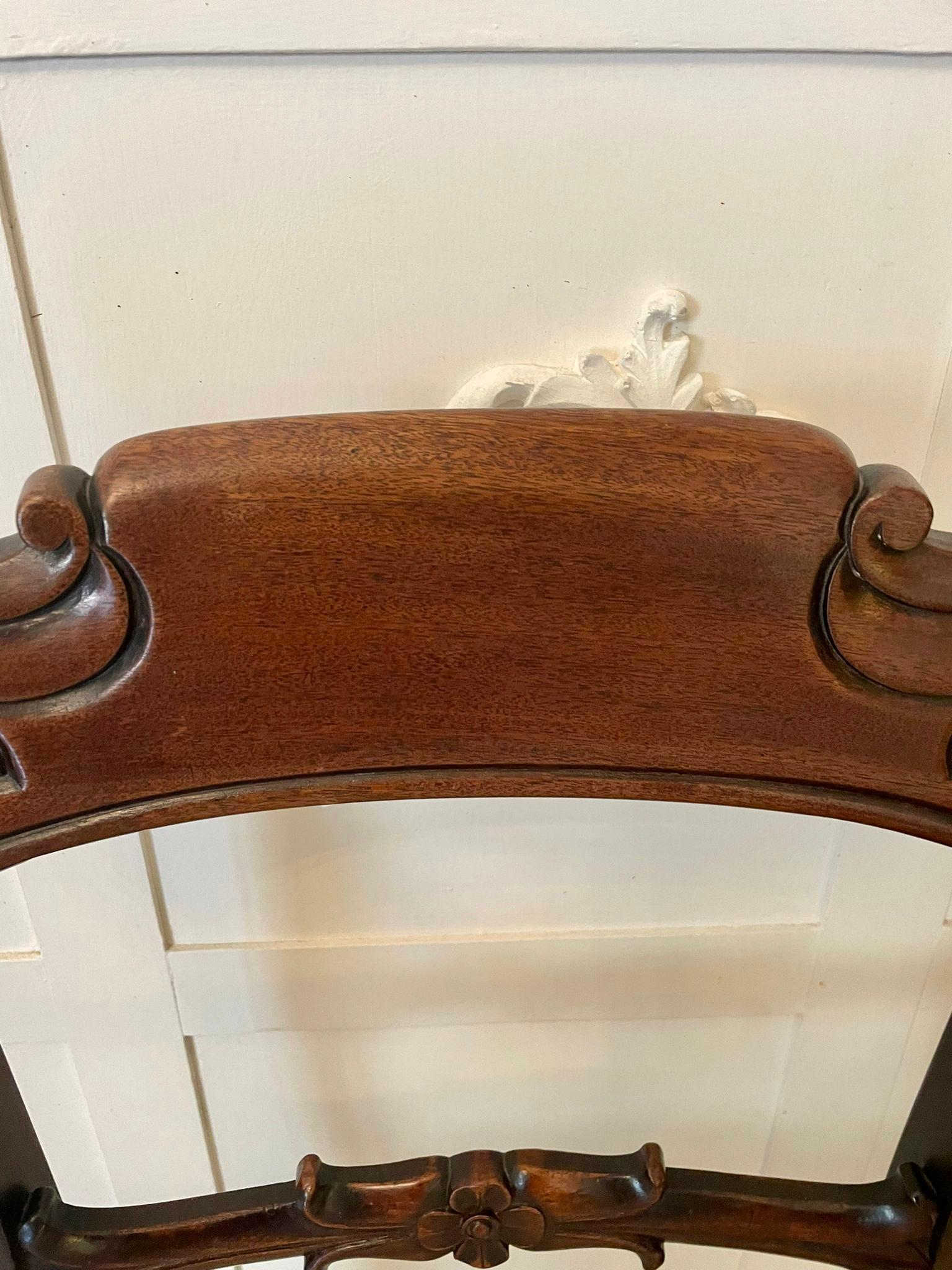 19th Century Antique William IV Quality Mahogany Desk Chair