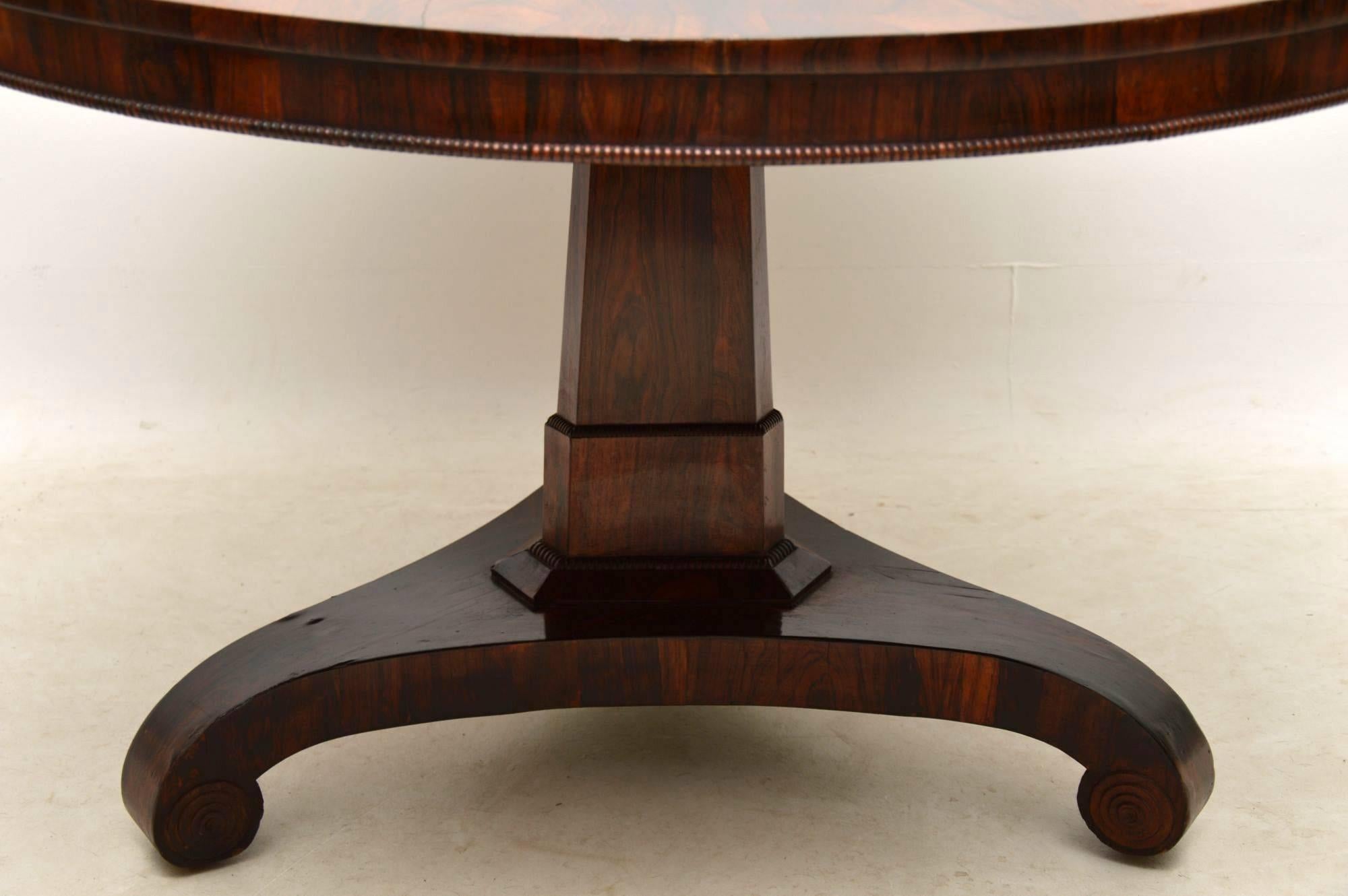 Antique William IV Rosewood Dining Table In Excellent Condition In London, GB