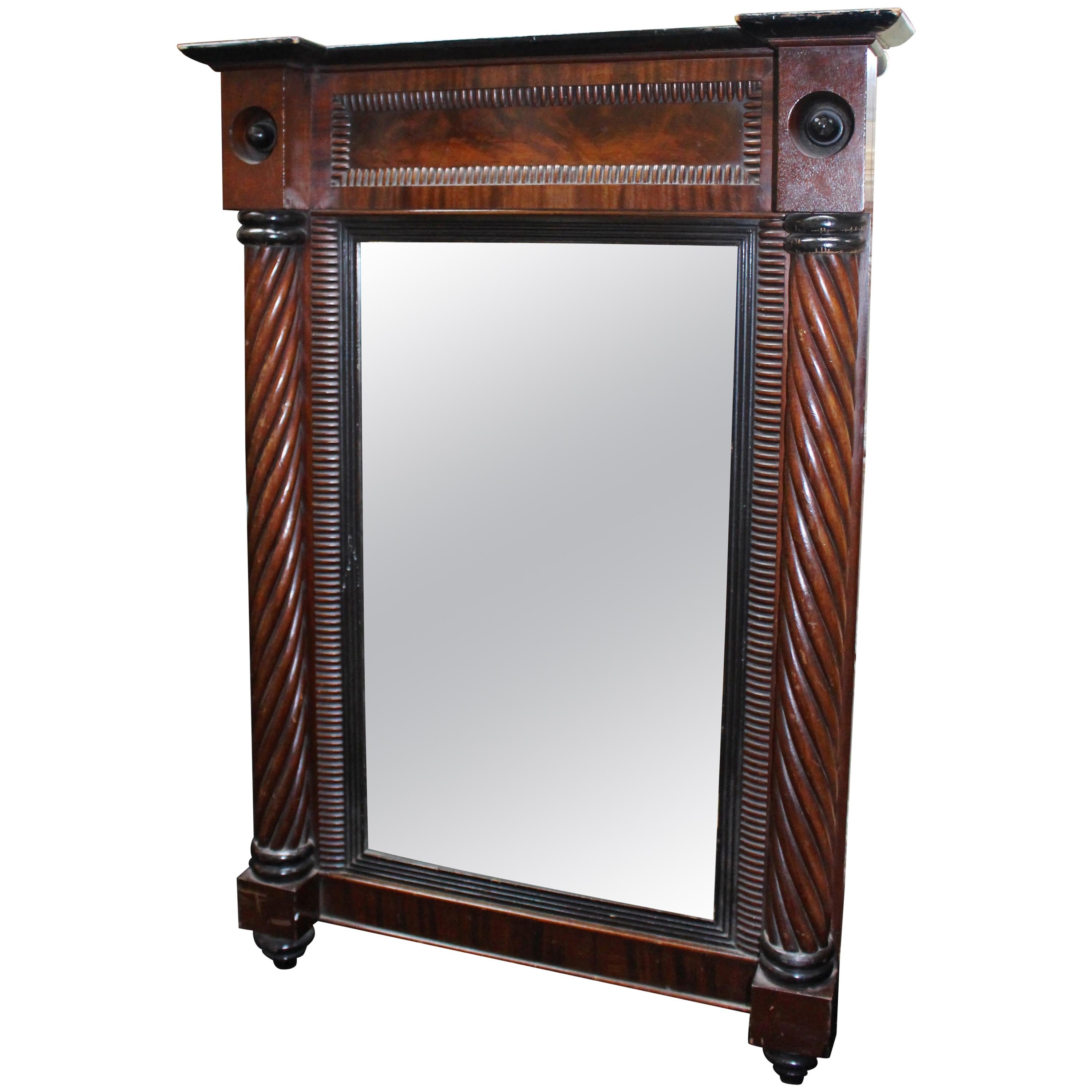 Antique William IV Rosewood Mirror For Sale