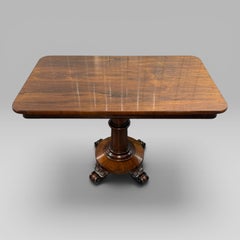 Antique William IV Rosewood Occasional Centre Table