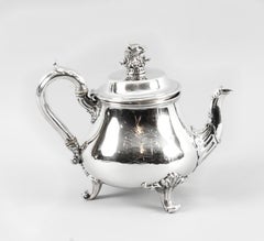 Antique William IV Silver Teapot Paul Storr, 1826, 19th Century