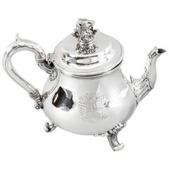 Antique William IV Silver Teapot Paul Storr, 1826, 19th Century