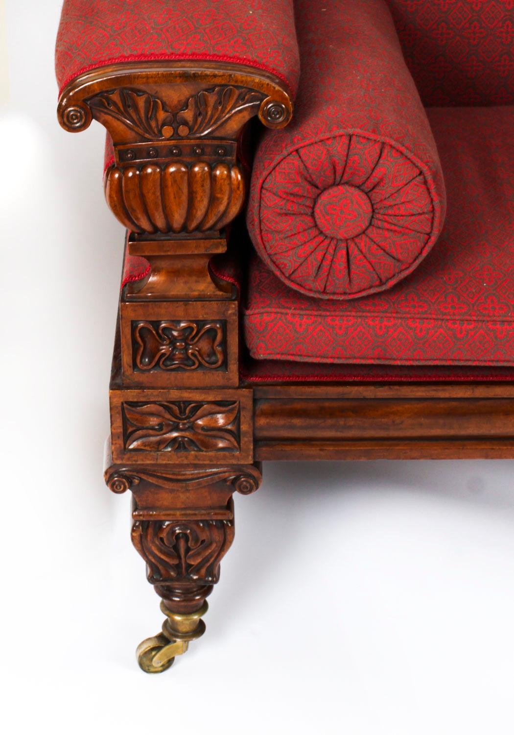 Antikes Sofadesign im William-IV-Stil von John Taylor, um 1830, 19. Jahrhundert 4