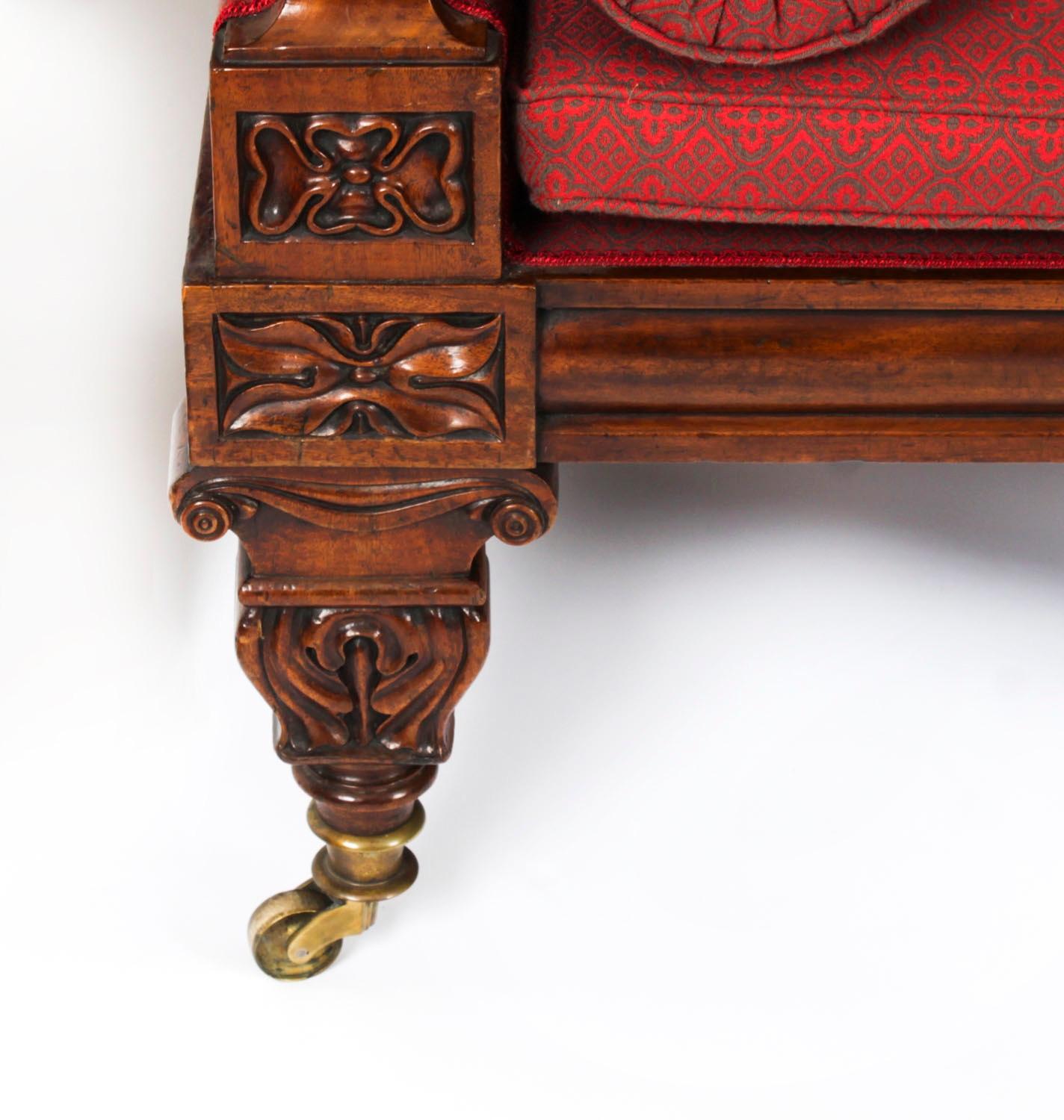 Antikes Sofadesign im William-IV-Stil von John Taylor, um 1830, 19. Jahrhundert 5