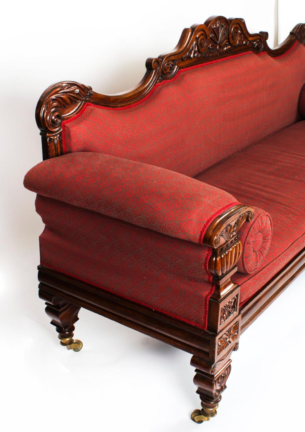 Antikes Sofadesign im William-IV-Stil von John Taylor, um 1830, 19. Jahrhundert 6