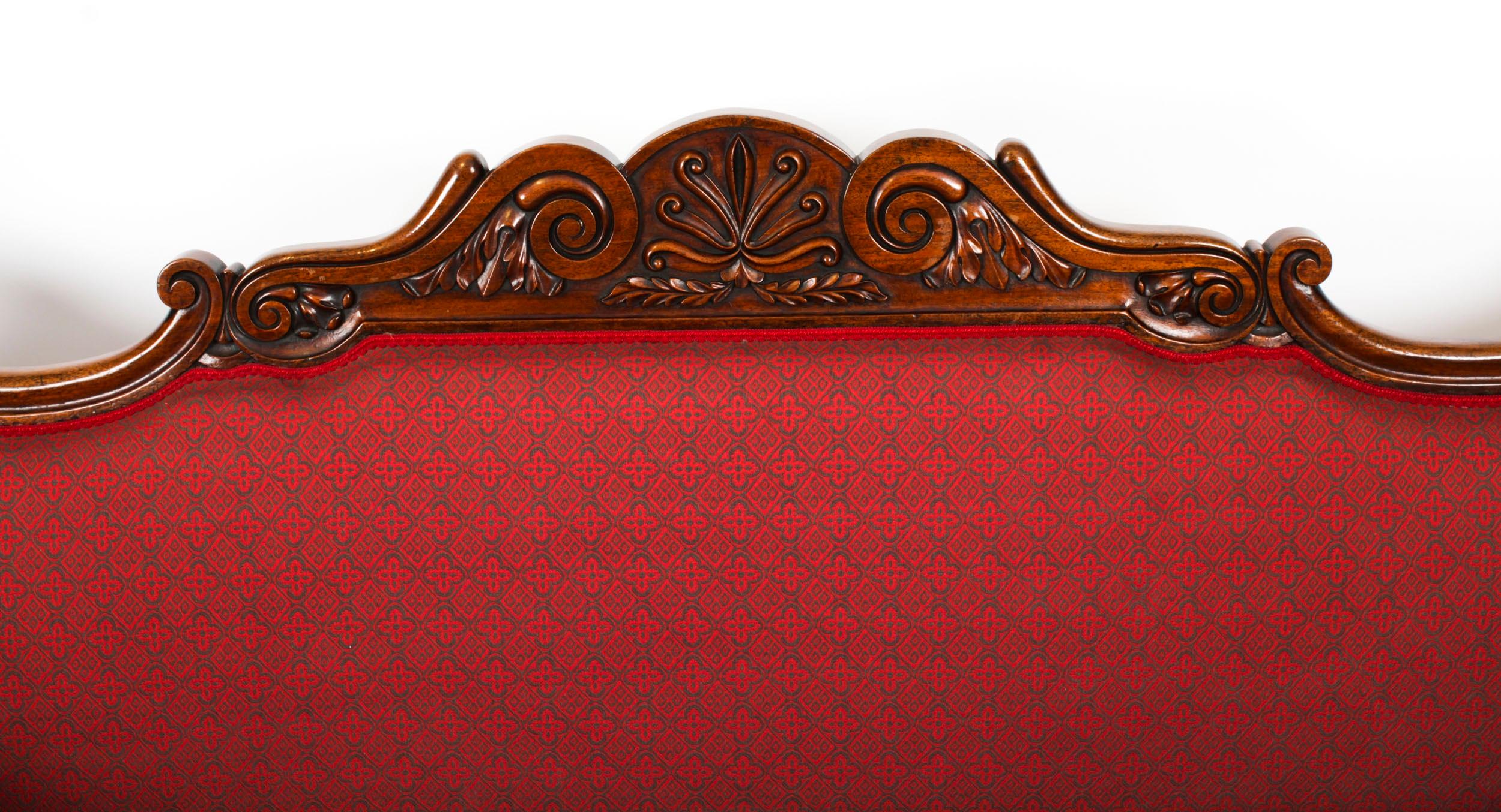 Antikes Sofadesign im William-IV-Stil von John Taylor, um 1830, 19. Jahrhundert (William IV.)