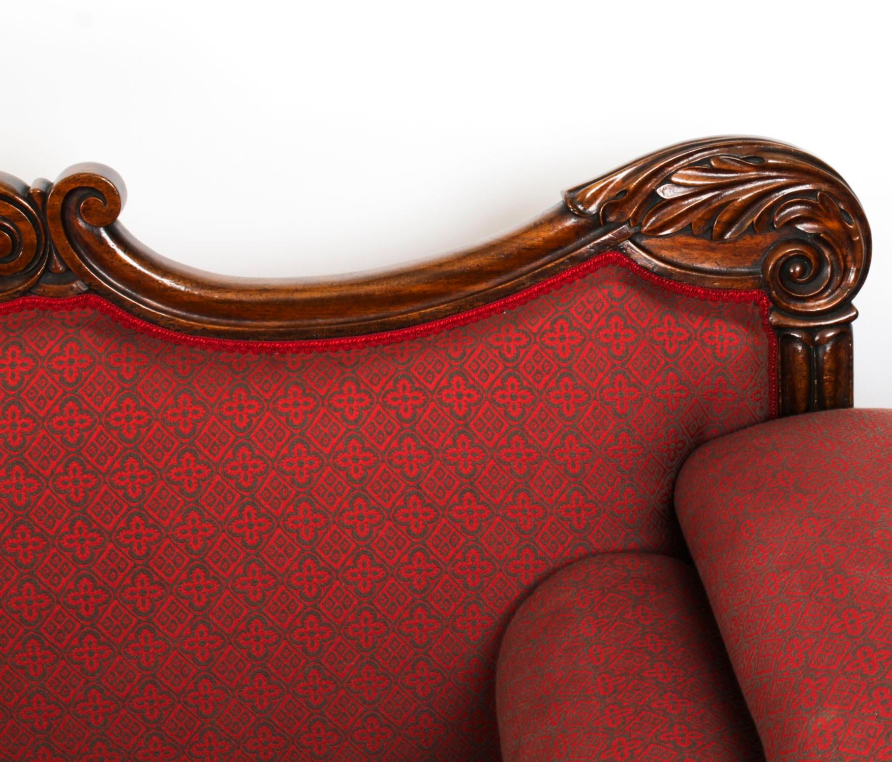 Antikes Sofadesign im William-IV-Stil von John Taylor, um 1830, 19. Jahrhundert 3