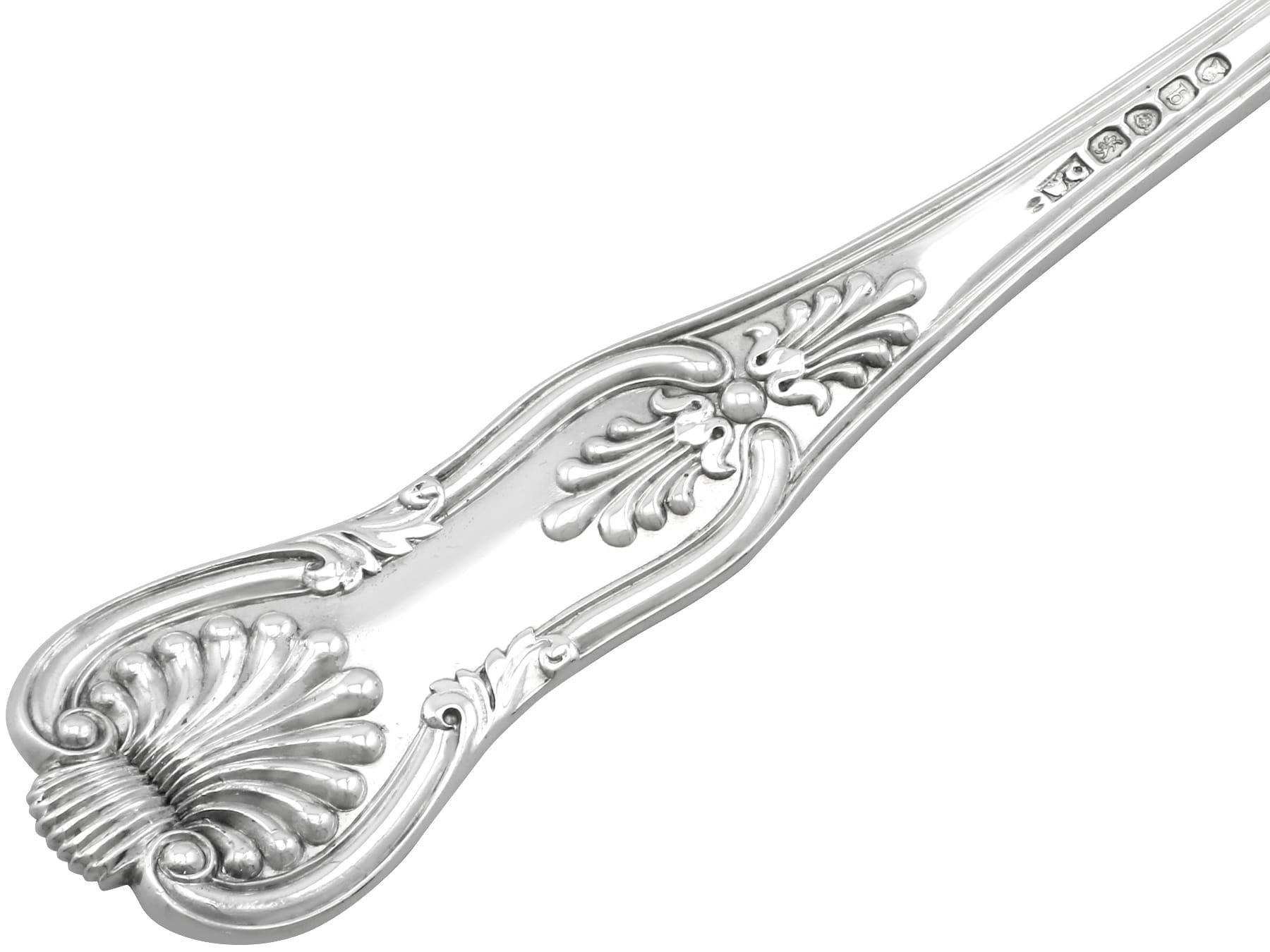 Antique William IV Sterling Silver Ice Cream Server For Sale 2