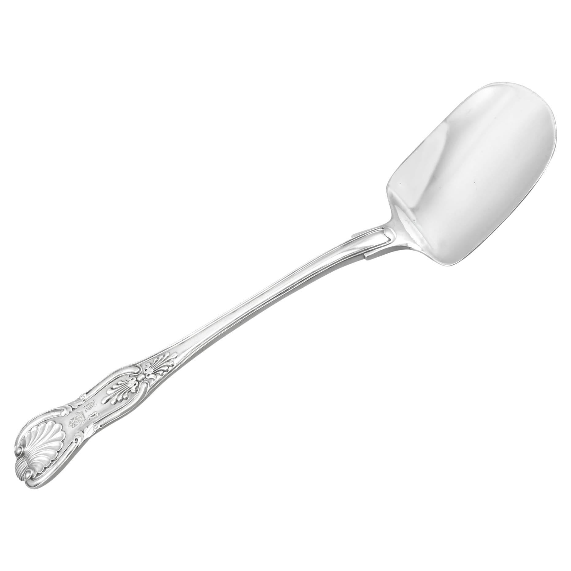 Antique William IV Sterling Silver Ice Cream Server For Sale