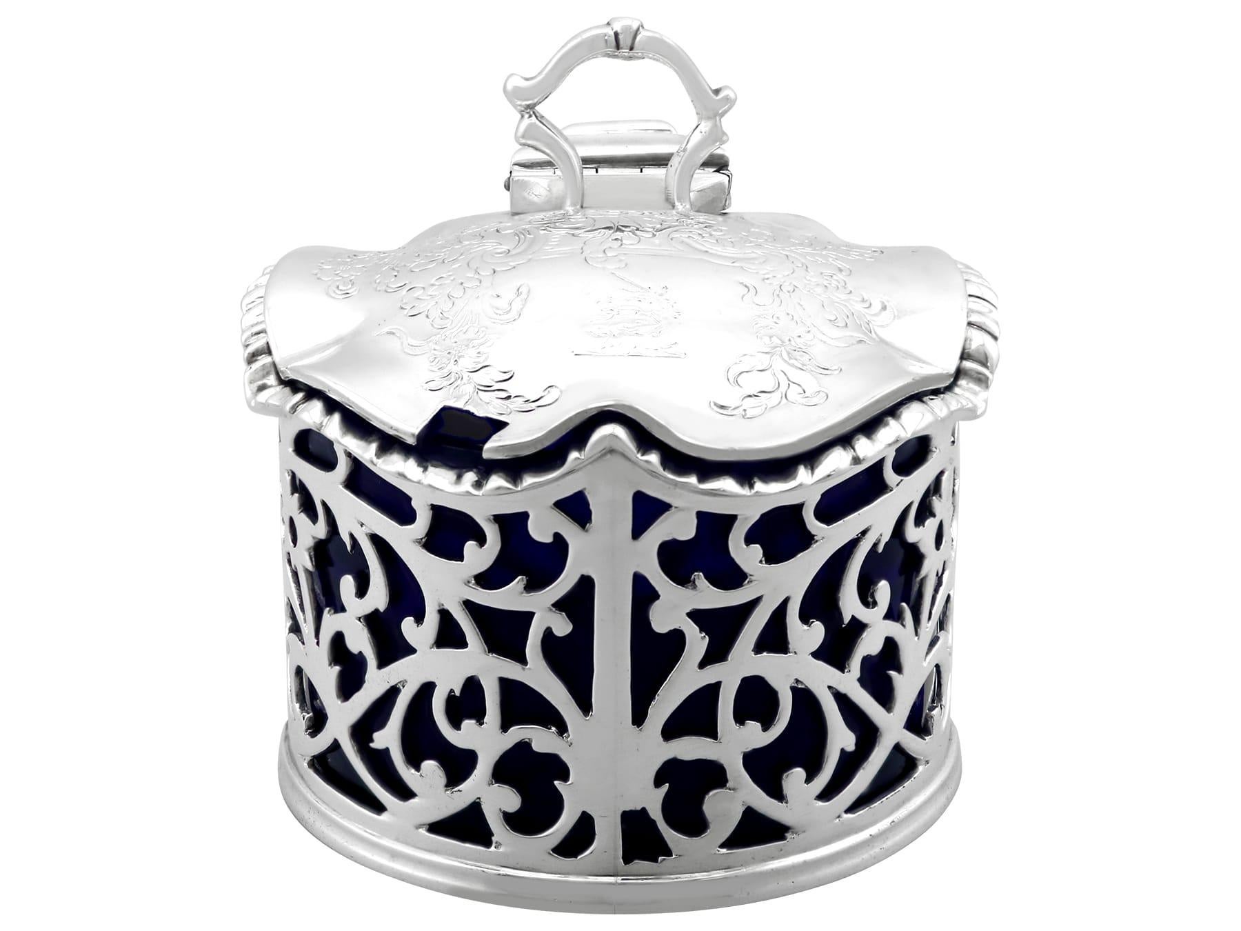 English Antique William IV Sterling Silver Mustard Pot (1832) For Sale