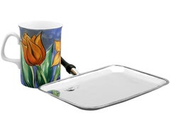 Antique William IV Sterling Silver Serving Tray